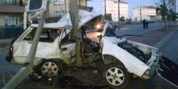 Hurdaya Dönen Bu Otomobilde Feci şekilde Can Verdi,,,
