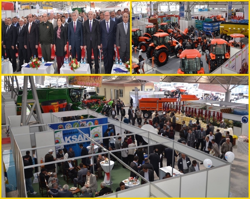 1. Aksaray Tarım Ve Hayvancılık Teknoloji Fuarı Törenle Açıldı