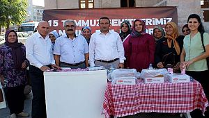 AK PARTİ KADIN KOLLARINDAN ŞEHİTLER ANISINA DUA