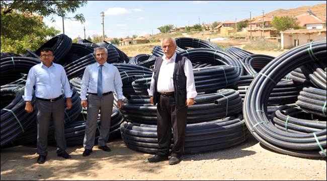 AKSARAY'DA KÖYE DÖNÜŞEN BELDELERE YATIRIM