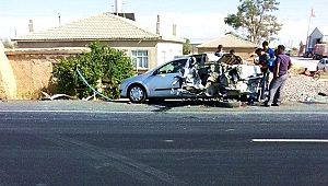 KONYA YOLU BOZCAMAHMUT'DA TRAFİK KAZASI