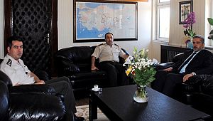 REKTÖR ŞAHİN'DEN ALBAY DEMİR'E HAYIRLI OLSUN ZİYARETİ