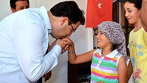 TEDAVİ GÖREN 9 YAŞINDAKİ DENİZ’E MORAL ZİYARETİ