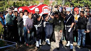 AKSARAYLI ŞEHİT POLİS MEMURUMUZ SEFA ALTINSOY SON YOLCULUĞUNA UĞURLANDI