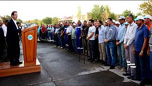 BAŞKAN YAZGI “BİZ BU HALKIN HİZMETKÂRIYIZ”