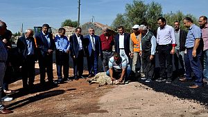 SAĞLIK-HELVADERE ARASI İLK ASFALT SERİMİ BAŞLADI