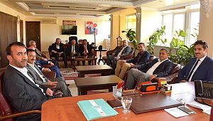 AKİMDER BAŞKANI BAKAR VE YÖNETİM KURULUNDAN ZİYARET