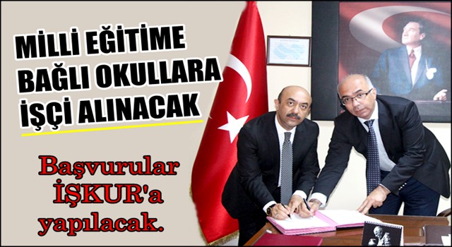 AKSARAY GENELİNDE OKULLARA İŞÇİ ALIMI YAPILACAK