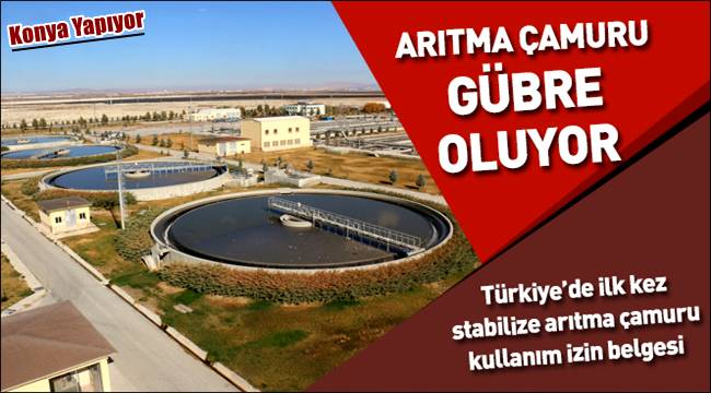 ARITMA ÇAMURU GÜBRE OLARAK KULLANILIYOR
