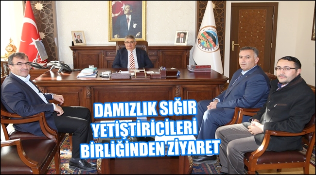 DAMIZLIK SIĞIR YETİŞTİRİCİLERİ BİRLİĞİNDEN ZİYARET