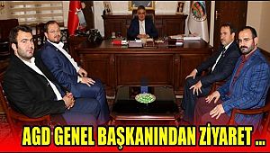 AGD GENEL BAŞKANI SALİH TURHAN VALİ AYKUT PEKMEZ’İ ZİYARET ETTİ