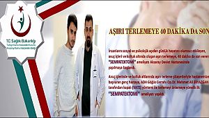 AŞIRI TERLEMEYE 40 DAKİKA DA SON