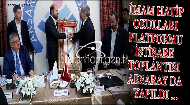 BİLAL ERDOĞAN AKSARAY DA