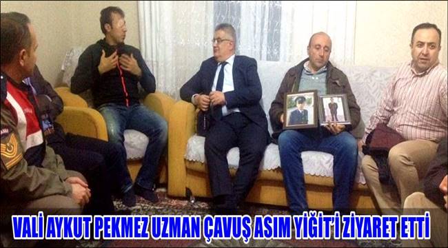 VALİ PEKMEZ “ŞEHİT VE GAZİLERİMİZİN SAYESİNDE VATAN TOPRAKLARINDA YAŞIYORUZ”
