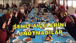 AK KADINLAR ŞEHİT AİLELERİNİ UNUTMADILAR