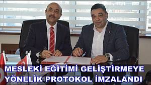 ATSO İLE MİLLİ EĞİTİM MÜDÜRLÜĞÜ ARASINDA “MESLEKİ EĞİTİMİ GELİŞTİRMEYE YÖNELİK” PROTOKOL İMZALANDI