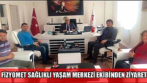 FİZYOMET SAĞLIKLI YAŞAM MERKEZİ KURUCU EKİBİ AİLE VE SOSYAL POLİTİKALAR İL MÜDÜRÜNÜ ZİYARET ETTİ