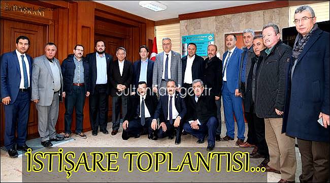 AKSARAY'DA BAŞKANLAR İLE YEREL YÖNETİMLER İSTİŞARE TOPLANTISI