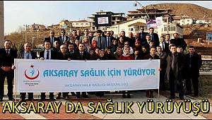 AKSARAY DA SİĞARAYI BIRAKMA YÜRÜYÜŞÜ