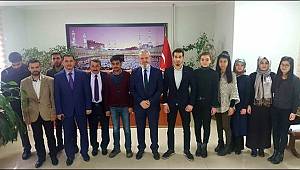 AKSARAY MÜFTÜSÜ İLE ÖĞRENCİLER KAHVALTIDA BİR ARAYA GELDİLER