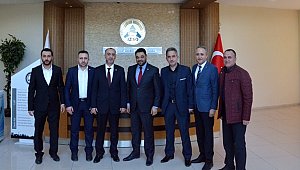 AKSARAY TÜMSİAD'IN YENİ YÖNETİMİNDEN ATSO’YA ZİYARET