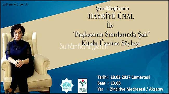 AKSARAY ZİNCİRİYE MEDRESESİ'NDE SÖYLEŞİ...