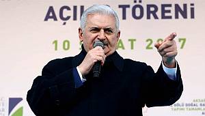 BAŞBAKAN YILDIRIM 'HAVA YOLUNDA DA AKSARAY'I GERİDE BIRAKMAYIZ'