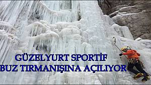 MİLLİ DAĞCILAR GÜZELYURT ILISU’DA BUZ TUTMUŞ ŞELALEDE TIRMANIŞ YAPTI