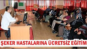AKSARAY'DA ŞEKER HASTALARINA ÜCRETSİZ EĞİTİM...