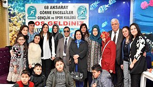 AKSARAY GÖRME ENGELLİLER TOPLUMA EN BÜYÜK ÖRNEKTİR