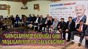 GENÇLERİMİZ OLDUĞU GİBİ YAŞLILARIMIZ DA GELECEĞİMİZ