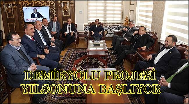 AKSARAY'DA YÜK VE YOLCU TAŞIMACILIĞI YAPILACAK 86 KM’LİK DEMİRYOLU PROJESİ YILSONUNA BAŞLIYOR
