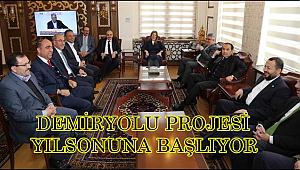 AKSARAY'DA YÜK VE YOLCU TAŞIMACILIĞI YAPILACAK 86 KM’LİK DEMİRYOLU PROJESİ YILSONUNA BAŞLIYOR