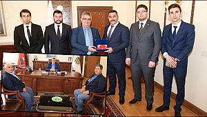 ÜLKÜ OCAKLARI AKSARAY İL BAŞKANLIĞINDAN VALİ PEKMEZ’E ZİYARET