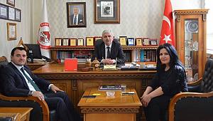 YAŞAR AVCU REFERANDUM ZİYARETLERİ KAPSAMINDA ESOB BAŞKANI DOĞAN CEYLAN'I ZİYARET ETTİ