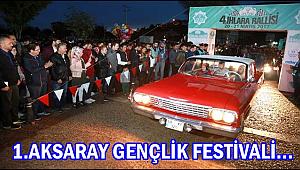 1.AKSARAY GENÇLİK FESTİVALİ COŞKU İLE BAŞLADI