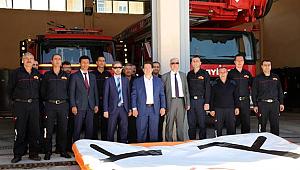 AKSARAY BELEDİYESİNE YENİ İTFAİYE ARACI İLE KURTARMA ARACI ALINDI