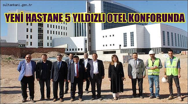 YAPIMINDA SONA GELİNEN AKSARAY YENİ DEVLET HASTANESİ 5 YILDIZLI OTEL KONFORUNDA
