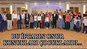 AKSARAY'DAKİ BU İFTARIN ONUR KONUĞU ÇOCUKLARDI