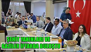 AKSARAY EMNİYETİ EV SAHİPLİĞİNDE ŞEHİT YAKINLARI VE GAZİLER İFTARDA BULUŞTU