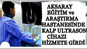 AEAH'DE KALP ULTRASON CİHAZI HİZMETE GİRDİ