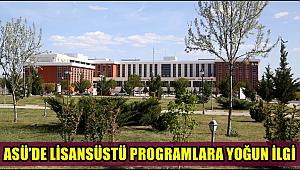 AKSARAY ÜNİVERSİTESİNDE LİSANSÜSTÜ PROGRAMLARA YOĞUN İLGİ