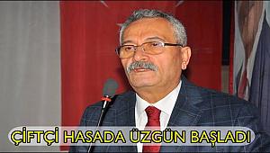 İL BAŞKANI TOPRAK 'ÇİFTÇİ HASADA ÜZGÜN BAŞLADI'