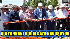 SULTANHANINDA DOĞALGAZ ALTYAPI TEMELİ ATILDI