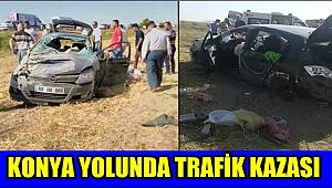 KONYA YOLU KIZÖREN YAKINLARINDA TRAFİK KAZASI