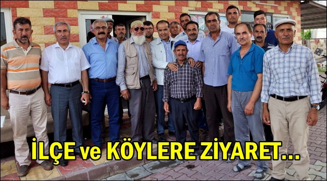 MİLLETVEKİLİ AYDOĞDU İL ÖZEL İDARESİ İLE İNCELEMELERDE BULUNDU