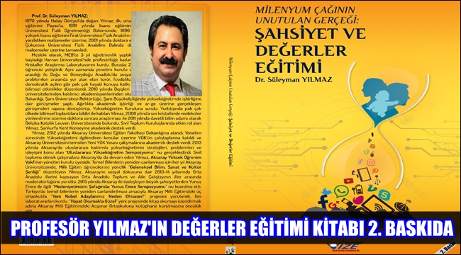 PROFESÖR YILMAZ'IN DEĞERLER EĞİTİMİ KİTABI 2. BASKIDA