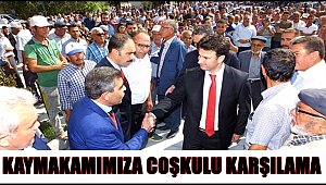 SULTANHANI İLÇE KAYMAKAMI MURAT KARASU'YA COŞKULU KARŞILAMA