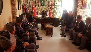 MHP AKSARAY İL BAŞKANI KAŞLI'YA GAZİLERDEN ZİYARET