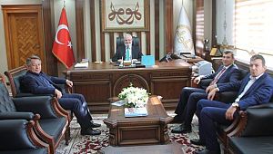 AKSARAY AK PARTİ HEYETİ, İL MÜFTÜLÜĞÜNÜ ZİYARET ETTİ